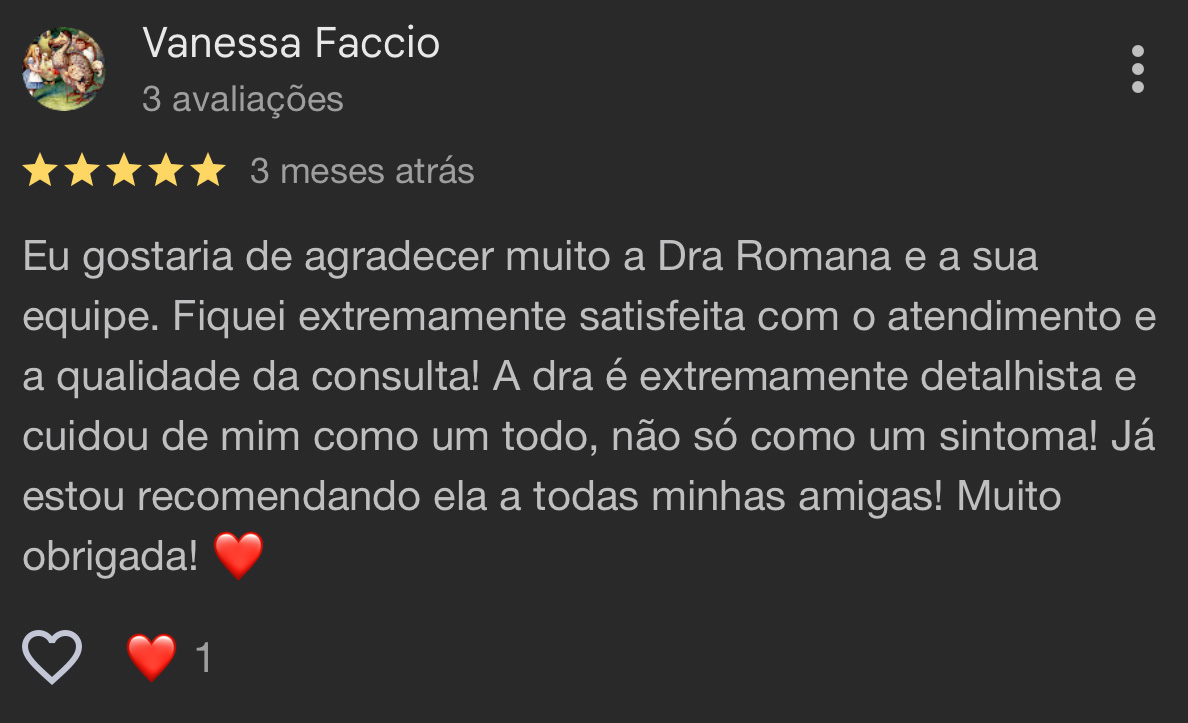 Avaliação 1 — print do Google